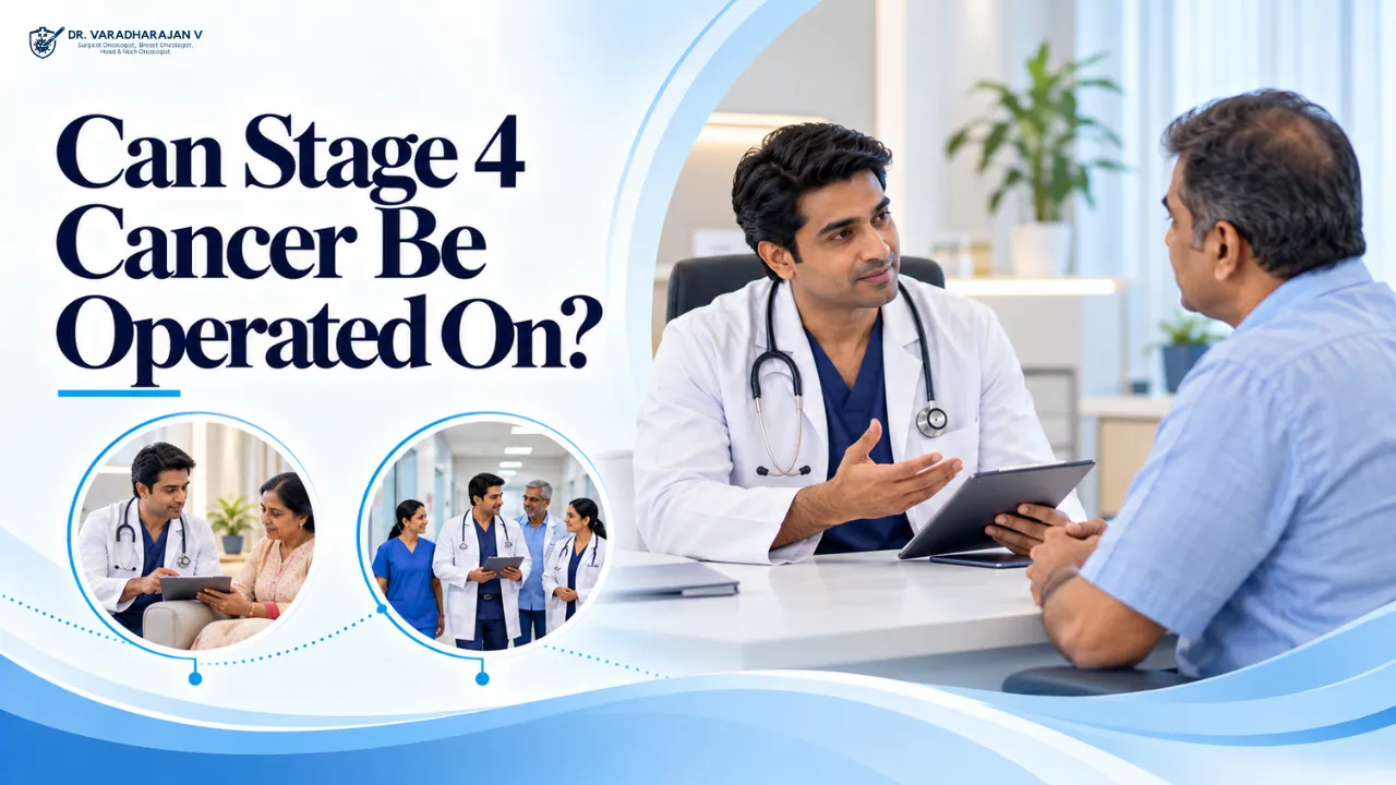 Surgical and medical oncologists reviewing PET-CT scans together
