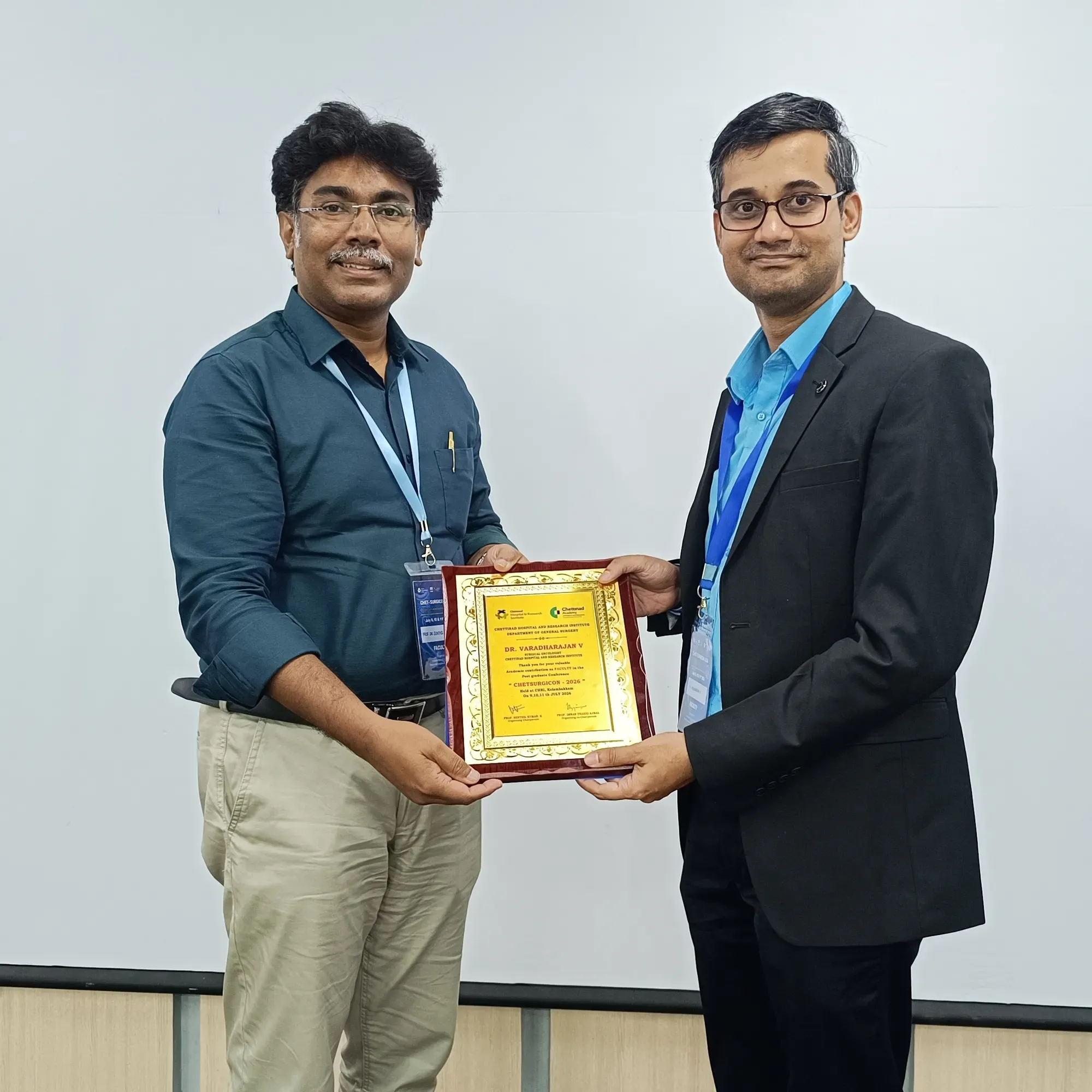 Participated as faculty in the CHET SURGICON CME